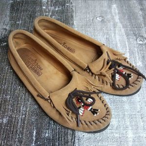 Minnetonka Moccasins Brown Shoes Sz 8
